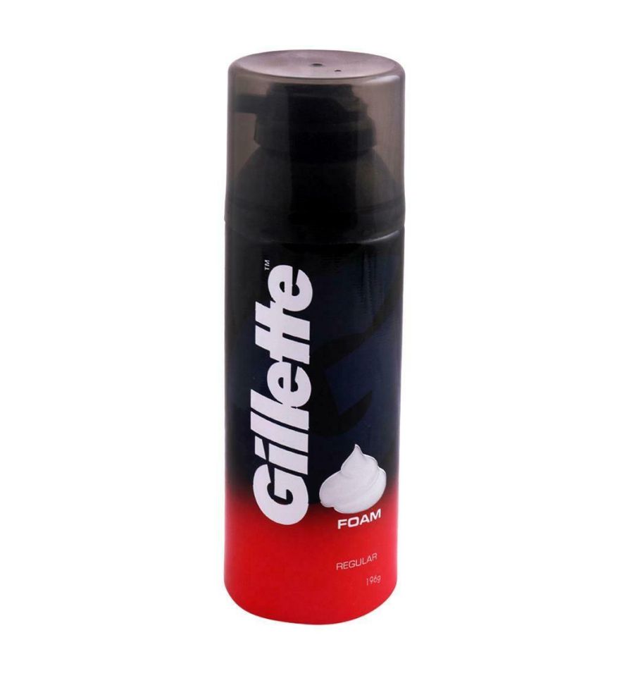 Gillette Pre Shave Foam - Classic, Regular, 196 g 